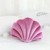 Coussin de siège de Simulation en forme de coquille de mer, matelas Tatami chaud, poupée en peluche pour enfants, cadeau d'anniversaire, coussin de canapé, décor de maison