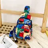 Plush Backpacks Cartoon Sesame Street Shoulder Bag Elmo Plush Shoulders Knapsack Birthday Xmas Kids Bag For Children Boy Girl Gifts 230626