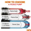 Health Gadgets X20 X30 X40 Penis Pump Enlargement Cock Enlarge Water Extender Vacuum For Men Dick Erection Toy Gay Drop Delivery Beau Dhnx4