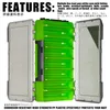 Accessories New Double Sided Lure Baits Box Fishing Compartments Plastic Accessories Storage Tackle Container Case Adjustable Organizer