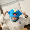 Action Toy Figures Cartoon Sesame Street Cosplay Decorative Hat Kawaii Style Spoof Headgear Cute Funny Po Props Warm Hat 230626