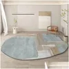 Tapis Irregar Rond Salon Tapis Simple Chambre Décorative Ins Tapis De Chevet SpécialForme Enfants Tapis Personnaliser 220818 Drop Dhljm