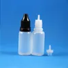 100 Sets 15 ml Kunststoff-Tropfflaschen mit Originalitätsverschluss, lange, dünne Nadelspitze, Düse für E-Liquid-Drop-Dampf, E-Liquide, 15 ml Nrslf