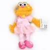 Plyschdockor stora Sesame Street Hand Puppet Show Puppet Elmo Cartoon Soft Plush Doll Birthday for Children Barn Födelsedag år Gåvor 230626