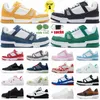 Designer di lusso da donna per scarpe casual da uomo Logo Embossed Splicing abloh Trainer triple bianco rosa cielo blu nero verde giallo denim sneakers basse virg H47B #