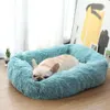 سرير قطط أثاث حصير كلب سوبر لينة مربع سرير حيوانات أليفة أفخم بالحجم الكامل هادئ مريح للنوم قطعة أثرية مهدئة 230626