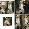 Vestidos de niña Princesa Bebé Vestido de flores Manga larga Veet Tassel Party Astilla Vestidos de moda 20211 Drop Delivery Kids Maternit Dhrgx