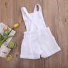 Clothing Sets Toddler Born Ifant Baby Clothes Bib Rompers Unisex Boy Girls Kids Overall Solid Color Suspender Pants Children's Set