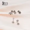 Stud 10st 16g G23 Tragus Piercing Heart Moon Lightning Stud Pircing Nariz Conch Brosk Helixörhängen Labret Smycken 230626