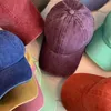 Ball Caps 20 Colors Vintage Men Washed Cotton Baseball Cap Customized Print Women Sun Hat Spring Summer Dad Hat 230626