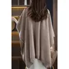 Scarves 2023 Women Winter Scarf Warmer Shawl Ladies Vintage Wool Knit Wrap Cashmere Poncho Capes Female Solid Color Oversized