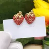 Classiques Rétro Boucles D'oreilles Designer Stud G double Boucle D'oreille De Luxe Charme Femmes Diamant bijoux Womam GGity Perle 6780