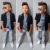 Clothing Sets BABY Children Clothing Fashion Character Kids Casual Boys Cloting Sets Cute Coat Jacket Shirt Pants 3 Pcs Sport Sets CCS241 230626