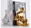 Decorative Objects Figurines Ceramic Book Holder Reading Book By Art Ceramic Study Office Desktop Living Room Entrance Home Decoration Book Stand 230627