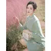 Etniska kläder Creative Improvement Cheongsam Women Short Retro Girl Dress Chinese Hanfu