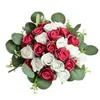 Dekorativa blommor 1 Set Bouquet Flower Easy Care Wedding Romantic Touch