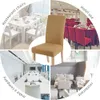 Linge 1/2/4 / 6pcs Couvre-chaise Home Spandex Stretch Elastic Hlebcovers Chair Covers for Kitchen Dining Roard Mariage Banquet Maison