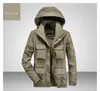 Chaquetas de caza chaqueta al aire libre hombres militar senderismo abrigo con capucha Camping impermeable ligero otoño rompevientos