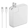 30 W 40 W 60 W 85 W 87 W 96 W 140 W Adaptador de energia MagSafe T-Tip L-Tip Head TYPE C Carregador de substituição para Apple MacBook Air Pro Mac OS IMac Mini Laptop PC Computador