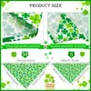 Buty 50pcs St. Patrick's Day Akcesoria pies bandana poliester pies pies kot bandanas szalik małe psy koty szczeniaki