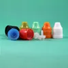 100 sets/partij 50 ml plastic druppelflesjes kindveilige lange dunne punt PE veilig voor e-vloeistofdamp Vapt-sap e-vloeistof 50 ml Dfjsh