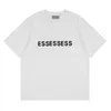 Essentialsweatshirts Designerchest Letter Laminated Print Loose Oversize Casual T-shirt Cotton Tops for Men and Women Essentialsshirt 703