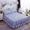 Ensembles de literie version coréenne jupe de lit style draps une pièce couvre matelas anti-dérapant protecteur anti-poussière 230626