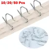 Hooks 10pcs Curtain Drapery Pin Silvery Great For Hanging Pleater And Achieving Traditional Look Made Of Stainless Steel