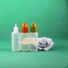 15ml 100 PCS高品質のLDPEプラスチックドロッパーボトル付きセーフキャップ付きのヒント