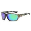 Fashion Anti-skidding Sports Sunglasses Camouflage Goggles Frame Mercury Lenses