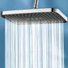 Bathroom Shower Heads Big Black High Pressure Rainfall Shower Head Top Shower Sprayer Head Ceiling Rain Showerhead R230627