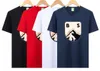 T-shirt heren designer poloshirt beroemde b ss hoge kwaliteit shrits letter print korte mouw zwart wit rood mode ademende tees ronde hals herenkleding maat m xxxl