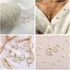 Perline White Star Love Heart Perle d'imitazione Acrilico barocco per la creazione di gioielli Bracciale con collana fai-da-te con distanziatore sciolto