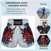 Autres articles de sport Short Muay Thai pour hommes et femmes Team Club Fighting MMA Jiu-jitsu brésilien Short de boxe sans vitesse survêtement sec 230627