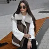 Vrouwen Vesten 2023 Winter Vrouwen Faux Schapenvacht Bont Vest Chic Lady Leer Fleece Warm Vest Vrouw Mouwloze Jas herfst