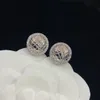 French Niu Miu Love Earthings Women Luxury Zircon Earthing Studies Designer Jewelry E259--699