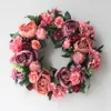 Other Event Party Supplies Artificial Peony Wreath Garland Rattan Home Decor Wedding Wreath Flower Home Door Decoration Wedding Centerpieces for Tables 230712