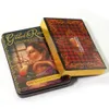 Attività di giochi all'aperto Waite Metal Box Rider Divination Game Card 10 * 6cm Tarot Technology Collection Gioco desktop con istruzioni 230626