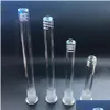 Rauchpfeifen Zubehör Wasserpfeifen 3 Zoll-6 Zoll 18 mm männlich bis 14 mm weiblich Glas-Downstem-Diffusorrohr-Stiel-Adapter nach unten diffundiert für Bea Dhvzr