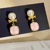 French Niu Miu Love Earthings Women Luxury Zircon Earthing Studies Designer Jewelry E259--699