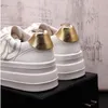 Moda Masculina Rebite Sapatos Casuais Primavera Outono Estilo Punk Strass Trend Shoes Masculino Couro Hip Hop Tênis 1A1