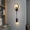 Lampy ścienne nowoczesne lampy LED kreatywne oprawienie oświetlenia mieszkalne sypialnia łazienka lekka kuchnia nordycka kinkiety nocne