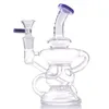 Rauchpfeifen Royal Glass Hookahs Wasserbong mit Wabenperc-Farblippe weiblich 14,5 mm Recycle Dab Rigs Drop Lieferung Hausgarten Dhumv