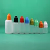 100 компл./лот 5 мл пластиковые бутылки-капельницы с защитой от детей с длинным тонким наконечником PE безопасный для электронной жидкости Vapor Vapt Juice e-Liquide 5 мл Lkpxn