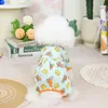 Dog Apparel Pajamas Pet Puppy Jumpsuit Soft Rompers For Small Dogs Cute Clothes Onesies Nightshirt Cat