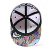 Bollmössor 2023 graffiti tryck baseball mössa män ben snapback hatt kvinnor platt visir hip hop streetwear sol hattar slumpmönster