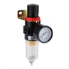 1/4 "dual filtro regulador controle desidratador lubrificador lubrificador compressor de ar