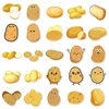 50Pcs-Pack Cartoon Potato Stickers Waterproof Stickers for Water Bottle Laptop Car Planner Scrapbooking Phone Mac Wardrobe Door Wall Tablet Decals