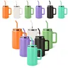 De gros! 5 Couleurs Sublimation 50 oz Gobelets Avec Poignée Double Paroi Vide Tasses 50 oz Voyage Tasses B0071