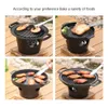 BBQ Grills Mini Barbecue Oven Grill Japans Rookloos Alcohol Fornuis Houten Frame Alcohol Fornuis BBQ Outdoor Roosteren Vlees Barbecue Gereedschap 230626